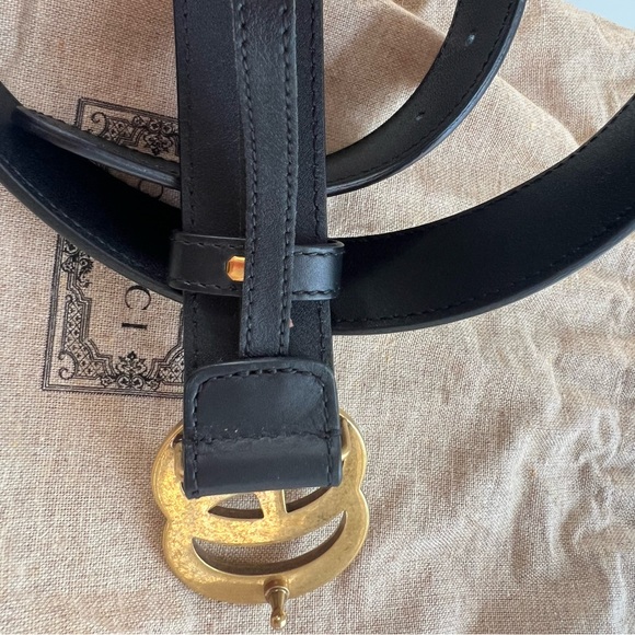Gucci GG Leather Belt - Picture 3 of 4